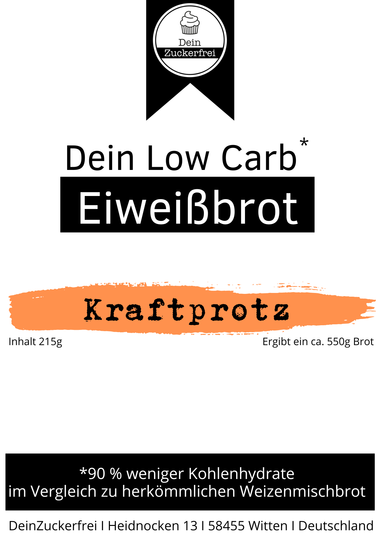 Kraftprotz - deine Lowcarb Brotbackmischung